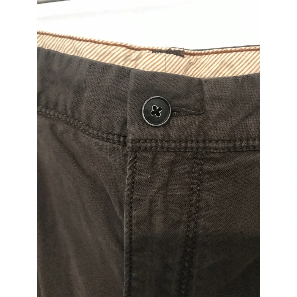 Tommy Bahama Boracay Shorts Mens 42 Brown Cotton Blend Flat Front Casual Chino